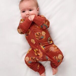 Little Sleepies Grateful Gobbles Zippy 3-6 Months